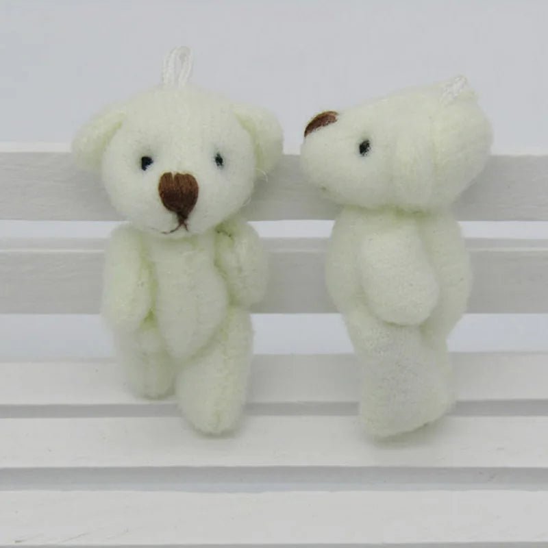 100Pcs/Lot Kawaii Small Joint Teddy Bears Stuffed Plush 3.5CM Toy Teddy - Bear Mini Bear Ted Bears Plush Toys Wedding Gifts 01301 - Little Lamb Interiors100Pcs/Lot Kawaii Small Joint Teddy Bears Stuffed Plush 3.5CM Toy Teddy - Bear Mini Bear Ted Bears Plush Toys Wedding Gifts 01301